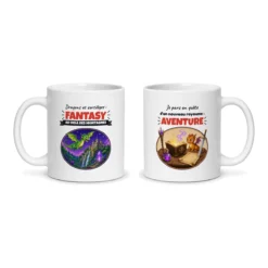 Mug fantasy – les deux faces du mug côte à côte