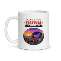 Mug festival – mug blanc vu de face