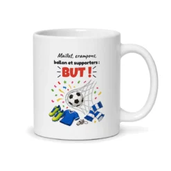Mug foot – mug blanc vu du dos