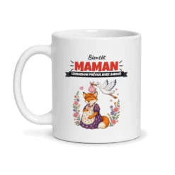 Mug future maman – mug blanc vu de face