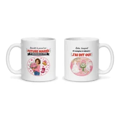Mug future mariée – les deux faces du mug côte à côte
