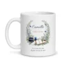 Mug gendarme personnalisé prénom – mug blanc vu de face