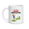 Mug golf – mug blanc vu de face