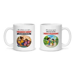 Mug grande sœur – les deux faces du mug côte à côte