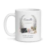 Mug graphiste personnalisé prénom – mug blanc vu de face