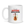 Mug guitare – mug blanc vu de face
