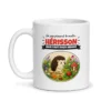 Mug hérisson – mug blanc vu de face
