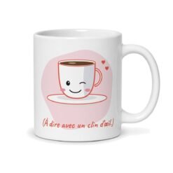Mug How you doin, vue du dos