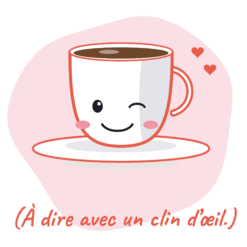 Mug How you doin, visuel de la face arrière