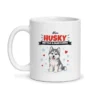 Mug husky – mug blanc vu de face