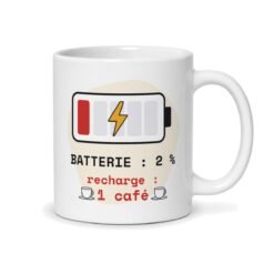 Mug I'll be back après mon café, vue du dos