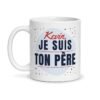 Mug je suis ton père personnalisé, vue de face