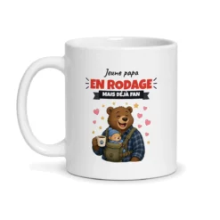 Mug jeune papa – mug blanc vu de face