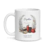 Mug jeune sapeuse-pompière personnalisé prénom – mug blanc vu de face