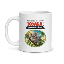 Mug koala – mug blanc vu de face