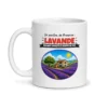 Mug lavande – mug blanc vu de face