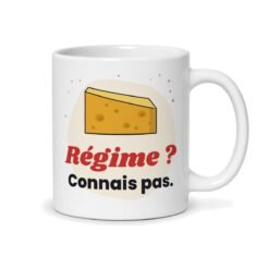 Mug le gras c'est la vie, vue du dos