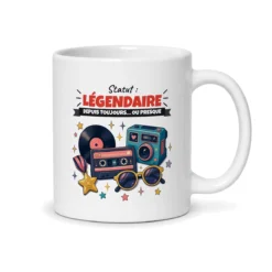 Mug légende depuis personnalisé année – mug blanc vu du dos