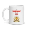Mug légende depuis personnalisé année – mug blanc vu de face