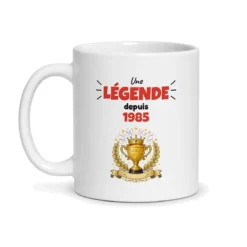 Mug légende depuis personnalisé année – mug blanc vu de face