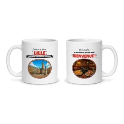 Mug Lille – les deux faces du mug côte à côte