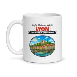 Mug Lyon – mug blanc vu de face