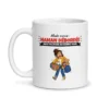 Mug maman débordée – mug blanc vu de face