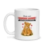 Mug maman lionne – mug blanc vu de face