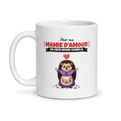 Mug mamie d’amour – mug blanc vu de face