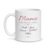 Mug Mamie personnalisé avec les prénoms des petits-enfants – cadeau mamie, face avant