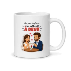 Mug mariage – mug blanc vu du dos