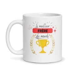 Mug « Le meilleur frère du monde » – le trophée de la fratrie – mug personnalisé