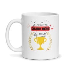 Mug « La meilleure grand-mère du monde » – le trophée de mamie – mug personnalisé