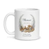 Mug menuisier personnalisé prénom – mug blanc vu de face