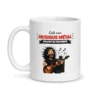 Mug métal – mug blanc vu de face