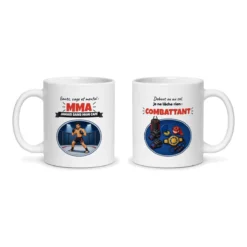 Mug MMA – les deux faces du mug côte à côte