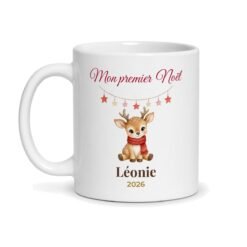 Mug Mon premier Noël personnalisé prénom – mug personnalisé