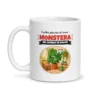 Mug monstera – mug blanc vu de face