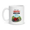Mug moto – mug blanc vu de face