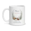 Mug musicien personnalisé prénom – mug blanc vu de face