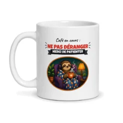 Mug ne pas déranger – mug blanc vu de face