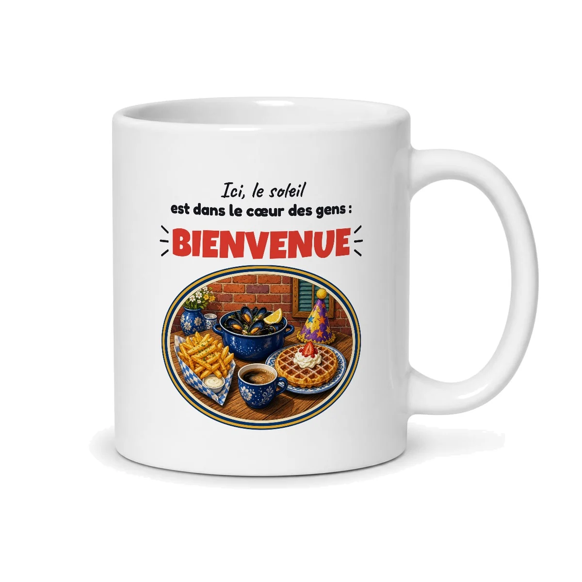 Mug Nord – mug blanc vu du dos