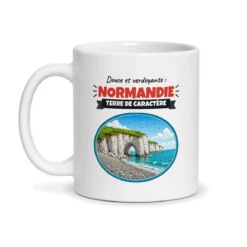 Mug Normandie – mug blanc vu de face