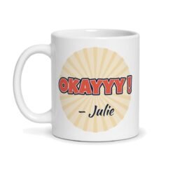 Mug Okayyy personnalisé, vue de face