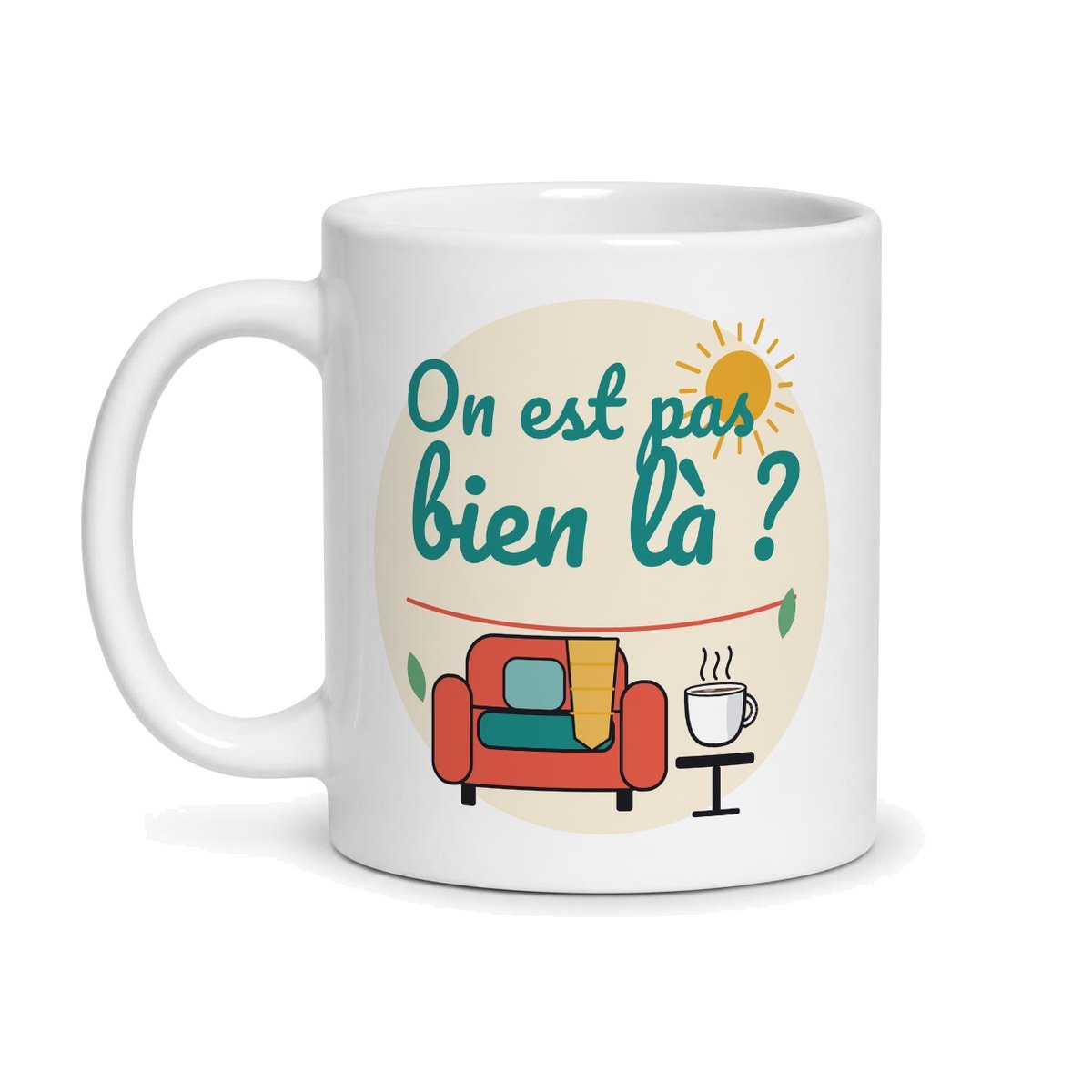 Mug on est pas bien là, vue de face