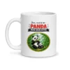 Mug panda – mug blanc vu de face