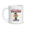 Mug papa de jumeaux – mug blanc vu de face