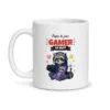 Mug papa gamer – mug blanc vu de face