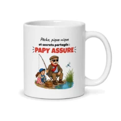 Mug papy cool – mug blanc vu du dos
