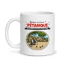 Mug pétanque – mug blanc vu de face